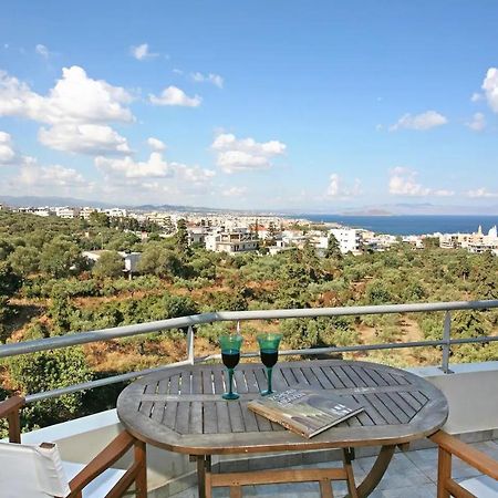 Wide-View & Quiet Apartment Chania Hriszí Aktí Haniá Kültér fotó